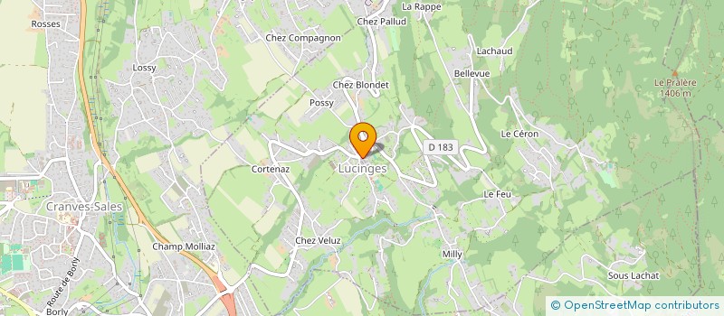 localisation de l'entreprise EQUERRE FRANCE à LUCINGES