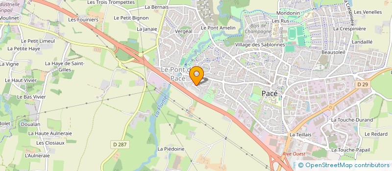 localisation de l'entreprise EQUESTRIA à PACE