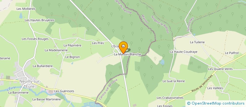 localisation de l'entreprise EQUESTRIANCARE à LONGNY LES VILLAGES