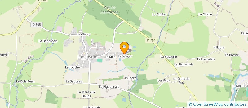 localisation de l'entreprise EQUI ALLIANCE  LANDAVRAN