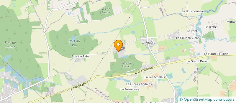 localisation de l'entreprise EQUI'ATTELAGE-CAVALIERS DES FONTENELLES  CHANTELOUP