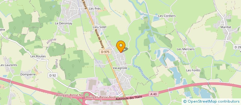 localisation de l'entreprise EQUI BRESSE  ATTIGNAT