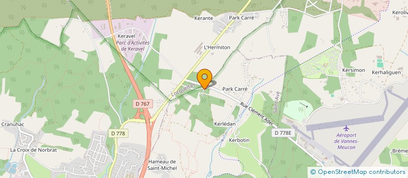 localisation de l'entreprise EQUI ' DETRESSE  SAINT-AVE