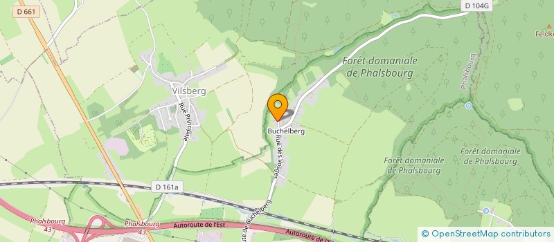 localisation de l'entreprise EQUI DONNE DES AILES  PHALSBOURG