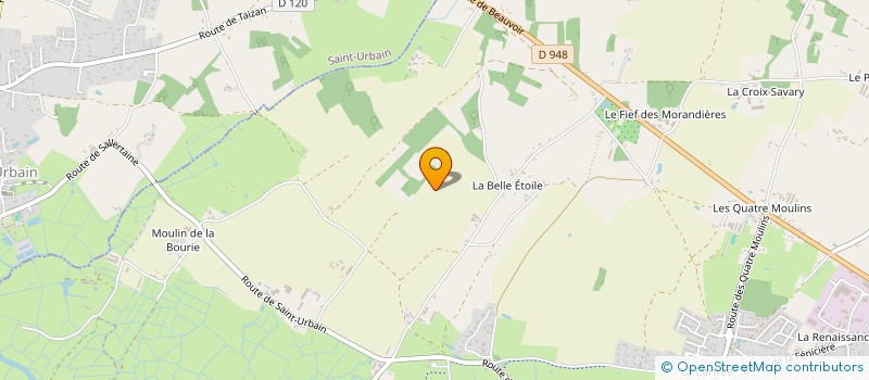 localisation de l'entreprise EQUI GITE VENDEE à SALLERTAINE