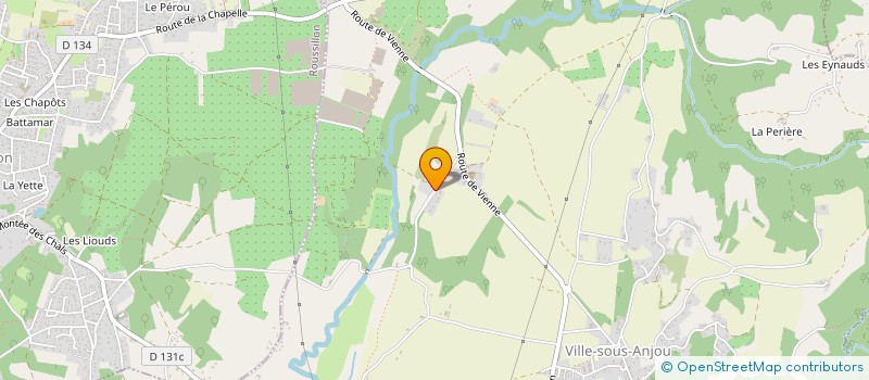 localisation de l'entreprise EQUI'HARMONIE  VILLE-SOUS-ANJOU