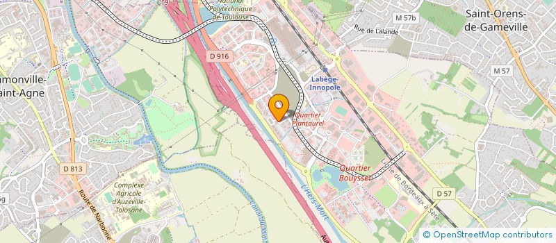 localisation de l'entreprise EQUI INVEST CIVRAC  LABEGE