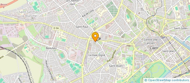 localisation de l'entreprise EQUI LIB' à CAEN