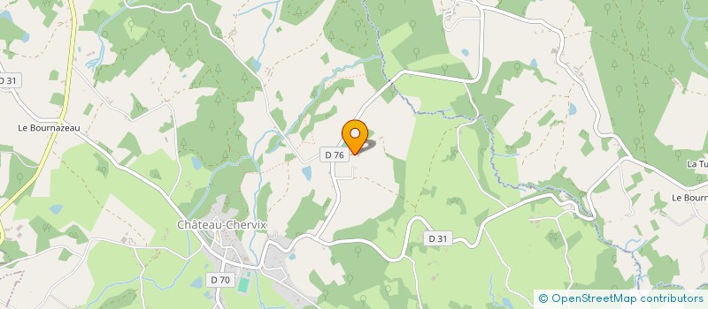localisation de l'entreprise EQUI-LIBRE à CHATEAU-CHERVIX