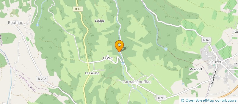 localisation de l'entreprise EQUI LIBRE  CARNAC-ROUFFIAC