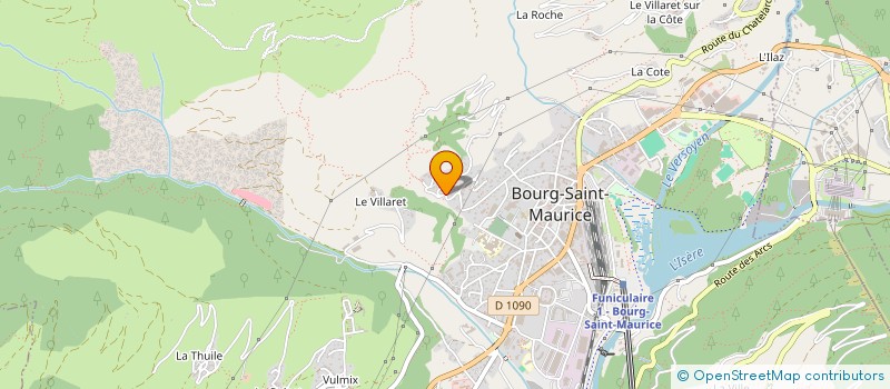 localisation de l'entreprise EQUI-LIBRE  BOURG-SAINT-MAURICE