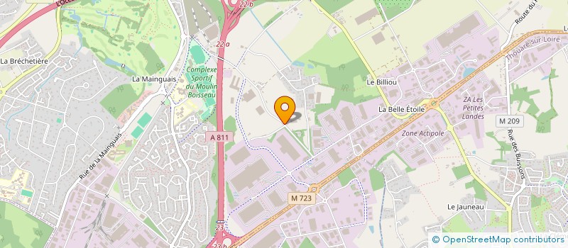 localisation de l'entreprise EQUI'LIBRE  CARQUEFOU