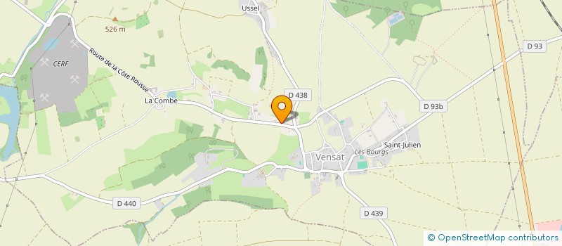 localisation de l'entreprise EQUI-LIBRE  VENSAT