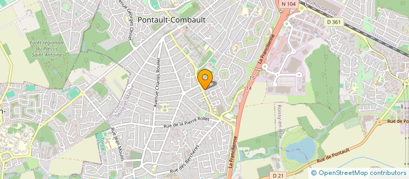 localisation de l'entreprise EQUI LIBRE à PONTAULT-COMBAULT