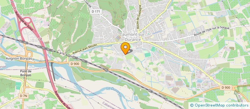 localisation de l'entreprise EQUI-LIBRE  CAUMONT-SUR-DURANCE