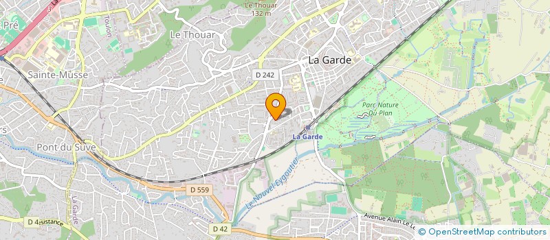 localisation de l'entreprise EQUI'LIBRE83  LA GARDE