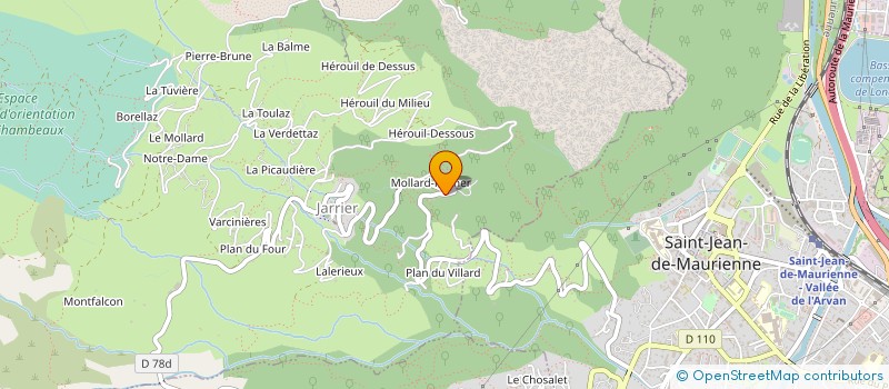localisation de l'entreprise EQUI-MOUNTAIN à JARRIER