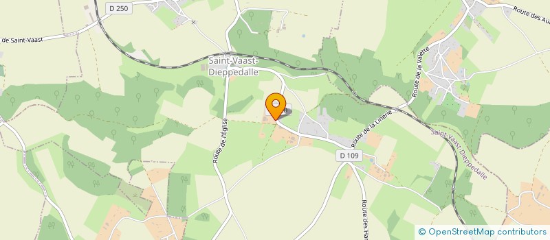 localisation de l'entreprise EQUI N'CAUX  SAINT-VAAST-DIEPPEDALLE