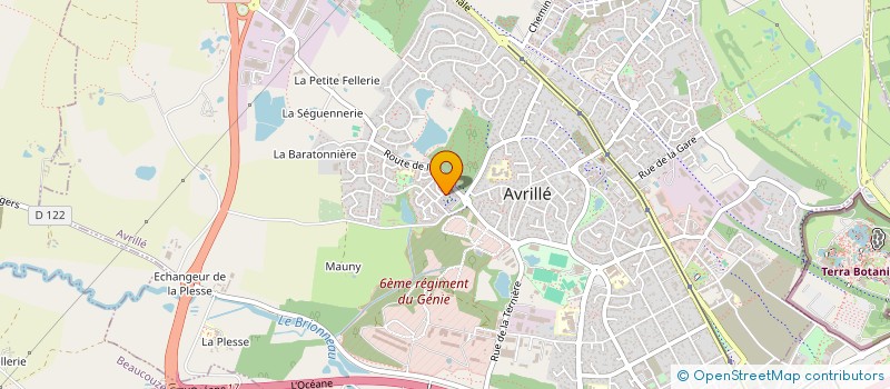 localisation de l'entreprise EQUI-PASSION  AVRILLE