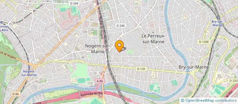 localisation de l'entreprise EQUI-PLUS à LE PERREUX-SUR-MARNE