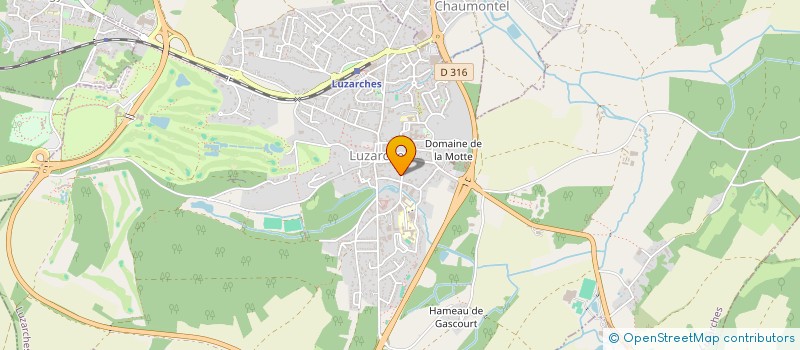 localisation de l'entreprise EQUI PUB  LUZARCHES