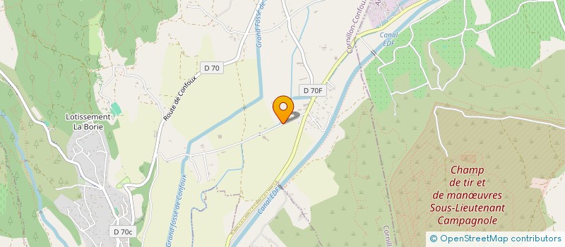 localisation de l'entreprise EQUI-SANZ à CORNILLON-CONFOUX
