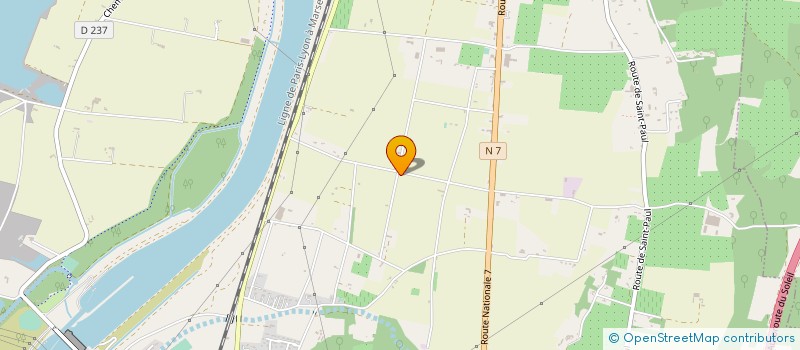 localisation de l'entreprise EQUI-SPORT  CHATEAUNEUF-DU-RHONE