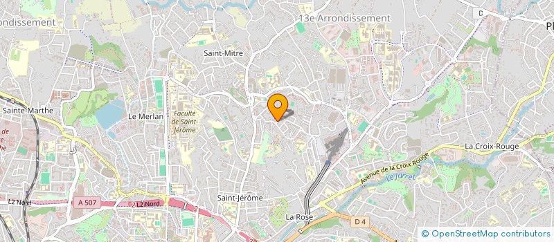 localisation de l'entreprise EQUI TENDANCE à MARSEILLE