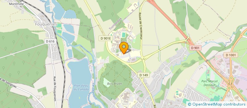 localisation de l'entreprise EQUI TERRA  BEAUVAIS