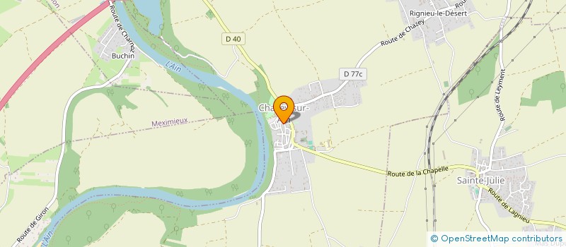 localisation de l'entreprise EQUI-UNIVERS  CHAZEY-SUR-AIN