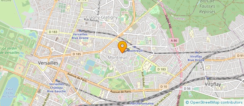 localisation de l'entreprise EQUI-VALENT à VERSAILLES