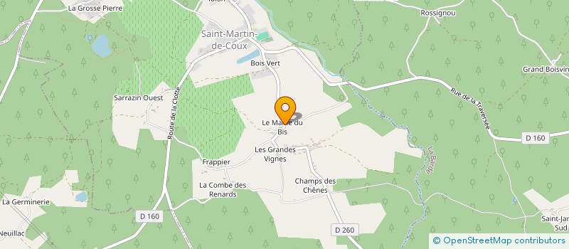 localisation de l'entreprise EQUI'VENTURE  SAINT-MARTIN-DE-COUX