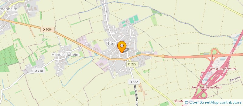 localisation de l'entreprise EQUI-VIE TRANSPORT ET AMBULANCE  ITTENHEIM