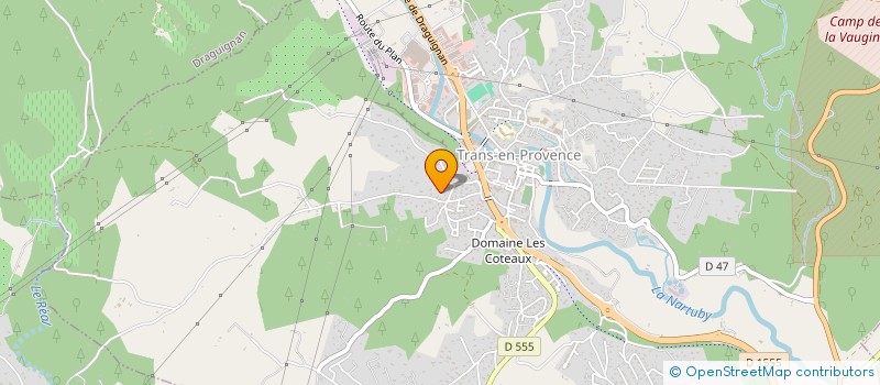 localisation de l'entreprise EQUI-VIVRE à TRANS-EN-PROVENCE