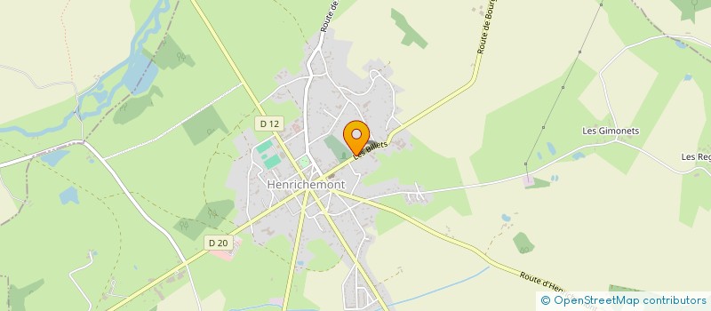 localisation de l'entreprise EQUI-VOYAGE  HENRICHEMONT