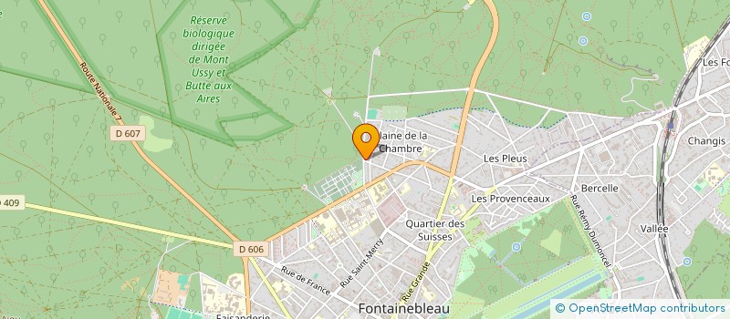 localisation de l'entreprise EQUI WAY  FONTAINEBLEAU