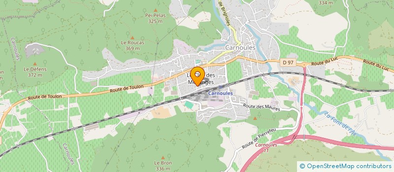 localisation de l'entreprise EQUI'ZEN CARNOULES à CARNOULES