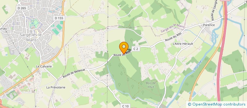 localisation de l'entreprise EQUIAGRIBIOGAZ  YVRE L EVEQUE