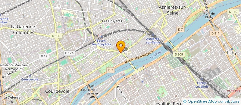 localisation de l'entreprise EQUIAL à COURBEVOIE
