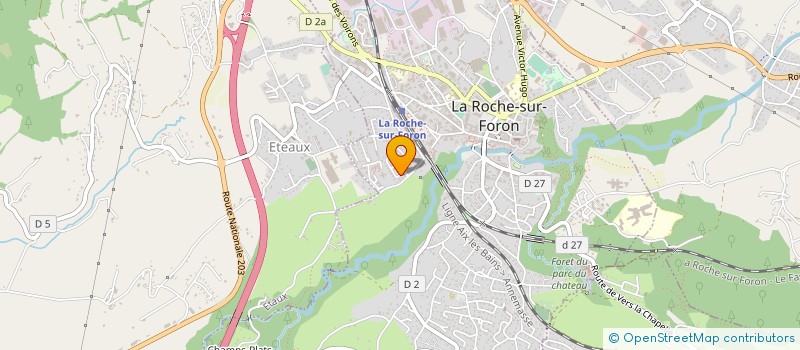 localisation de l'entreprise EQUIBA à LA ROCHE-SUR-FORON