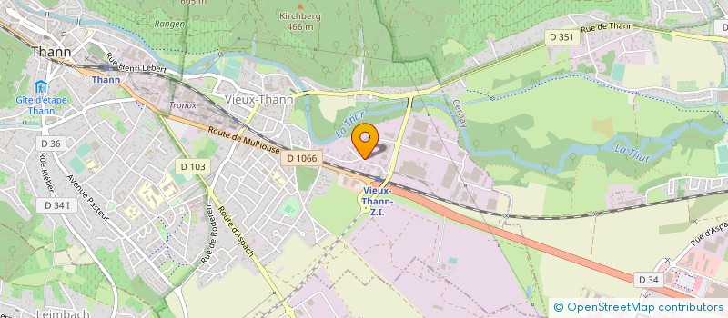 localisation de l'entreprise EQUIBARF  VIEUX-THANN