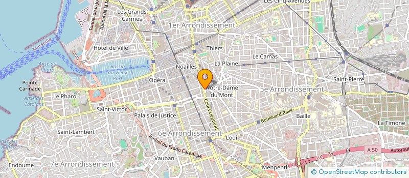 localisation de l'entreprise EQUIBAT à MARSEILLE