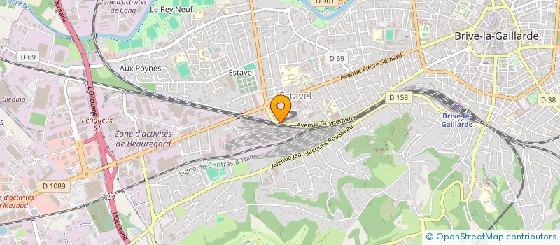 localisation de l'entreprise EQUIBRIVE  BRIVE-LA-GAILLARDE