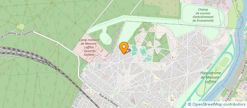 localisation de l'entreprise EQUICARE - VETERINAIRES EQUINS à CHANTILLY