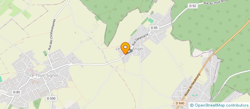 localisation de l'entreprise EQUICUSTOM  LE THUIT DE L'OISON