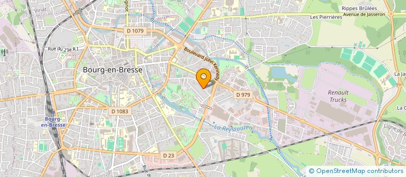 localisation de l'entreprise EQUID'AIN à BOURG-EN-BRESSE