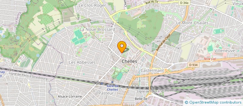 localisation de l'entreprise EQUIDEQUIP à CHELLES