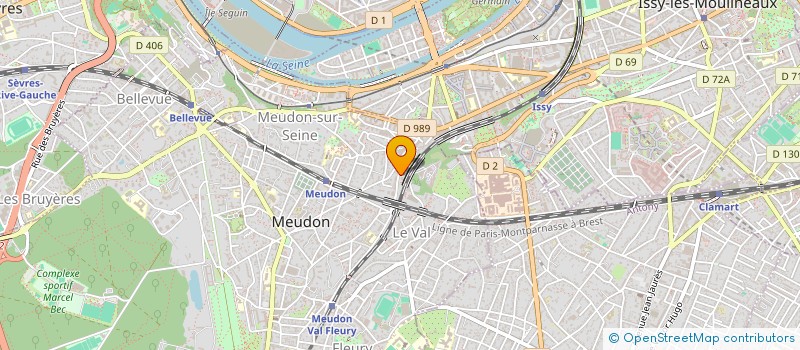 localisation de l'entreprise EQUIDIST à MEUDON