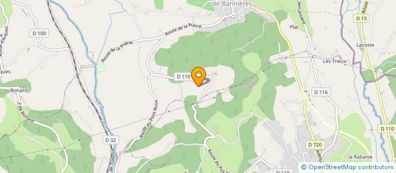 localisation de l'entreprise EQUIDYS  SAINT-MICHEL-DE-BANNIERES