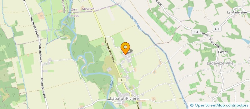 localisation de l'entreprise EQUIFINE  LABATUT-RIVIERE